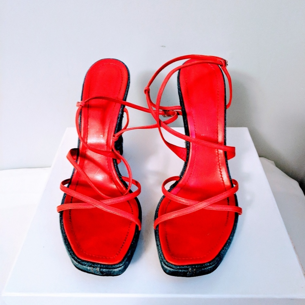 Casadei Wedge strappy sandal